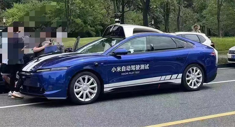 خودرو برقی شیائومی با سنسور بزرگ لایدار در خیابان دیده شد