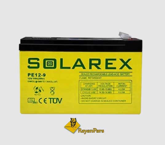 باتری یو پی اس ۱۲ ولت ۹ آمپر سولارکس