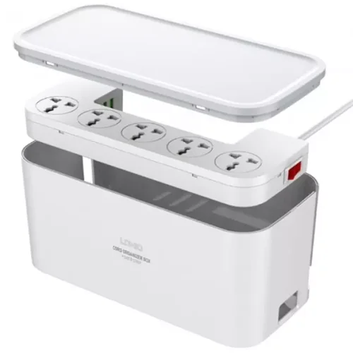 چند راهی برق و نظم دهنده 5 سوکت و 3 یواسبی الدنیو LDNIO Management Power Strip Box SC5309