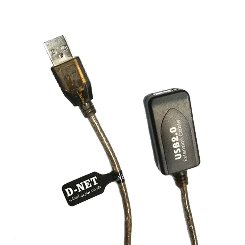 کابل افزایش طول USB 2.0 دی نت مدل UF523 طول 10 متر