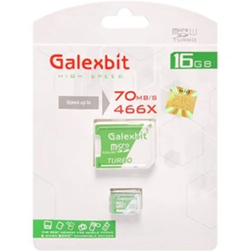 کارت حافظه microSDHC گلکسبیت Galexbit 466X 70MB/S 16GB